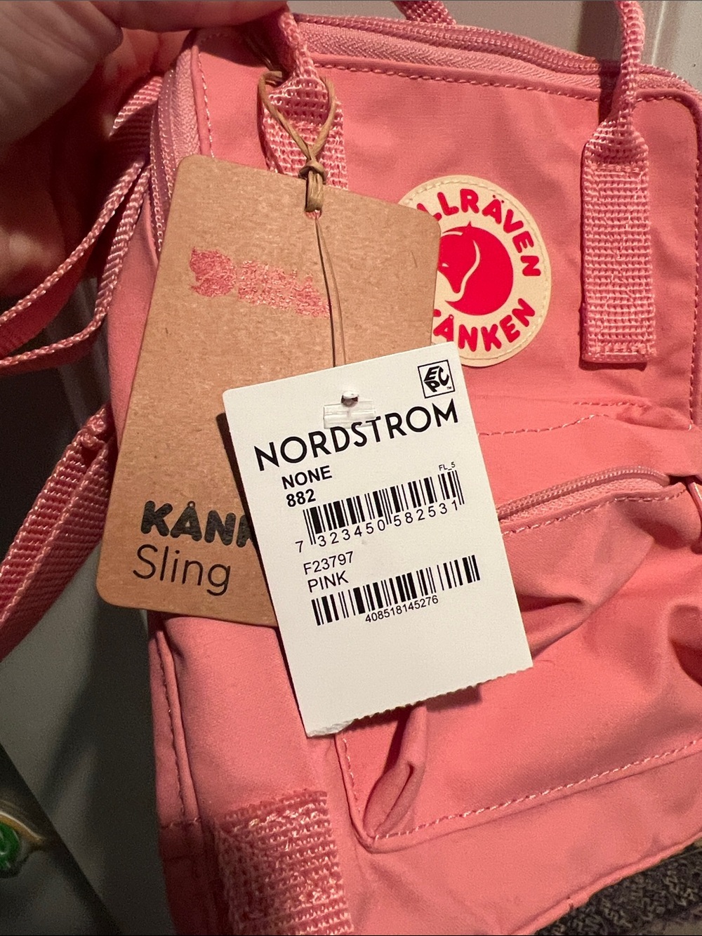 NWT Fjallraven Kanken Sling bag purse Pink - Picture 6 of 8